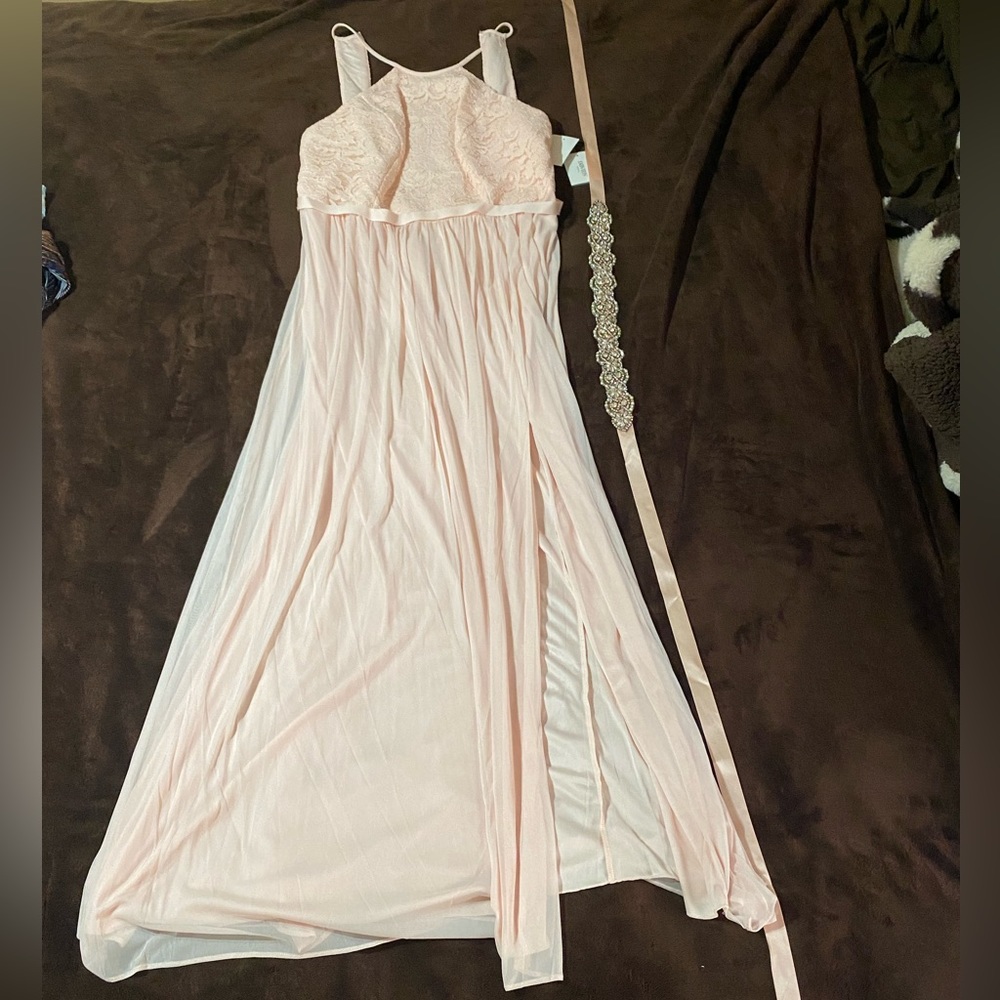 David’s bridal bridesmaid dress